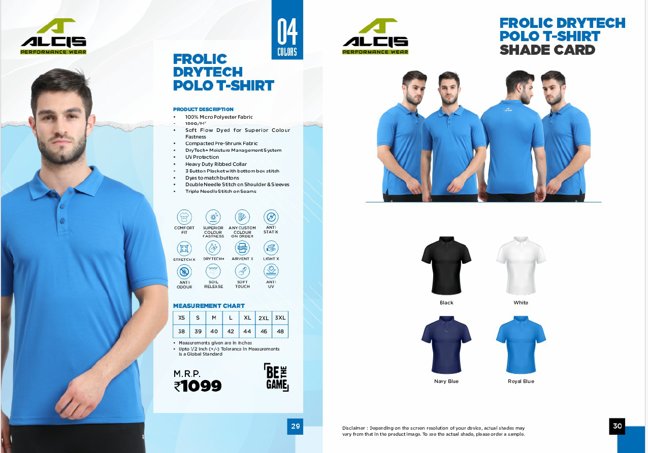 FROLIC DRYTECH POLO T-SHIRT