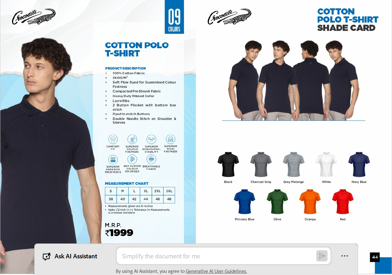 COTTON POLO T-SHIRT