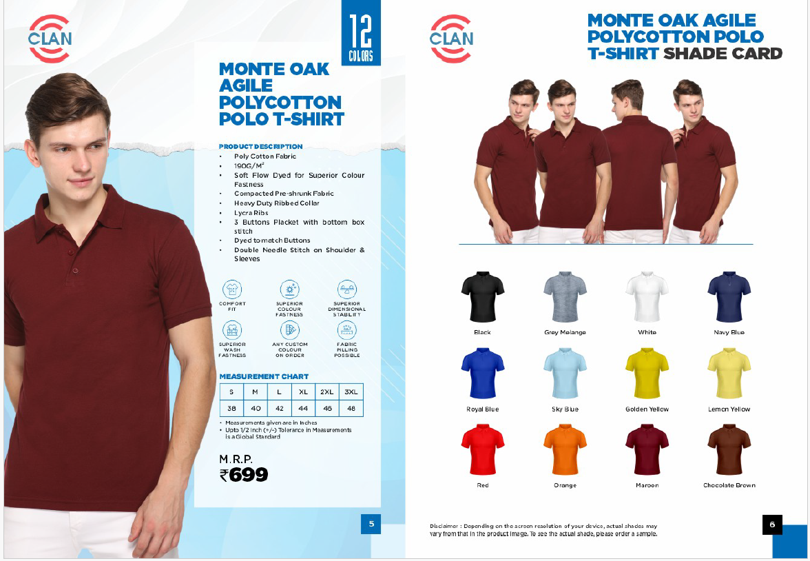 MONTE OAK AGILE POLYCOTTON POLO T-SHIRT