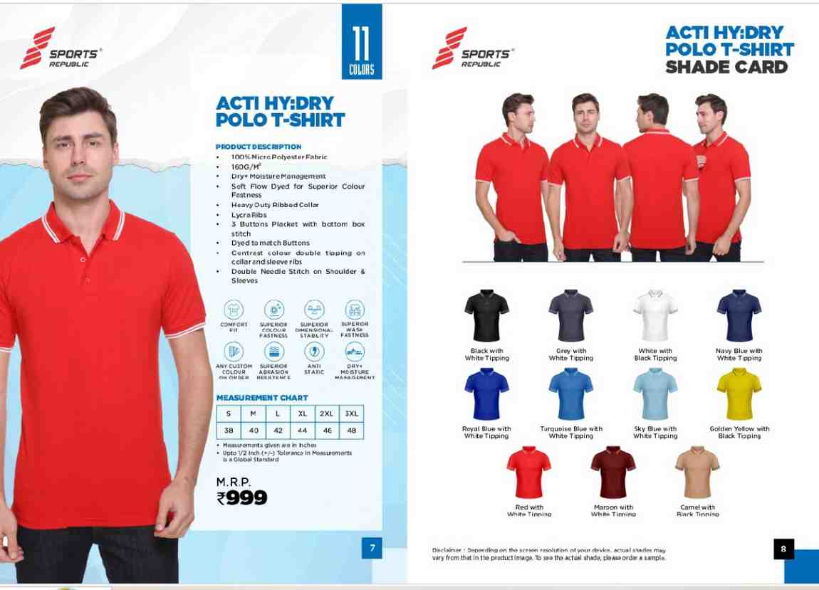 ACТI HY:DRY POLO T-SHIRT