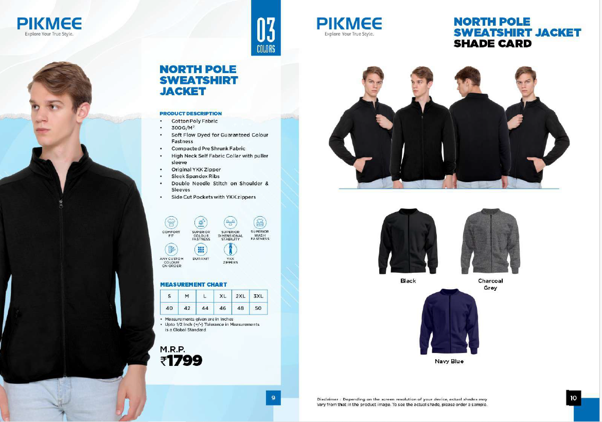 NORTH POLE SWEATSHIRT JACKET