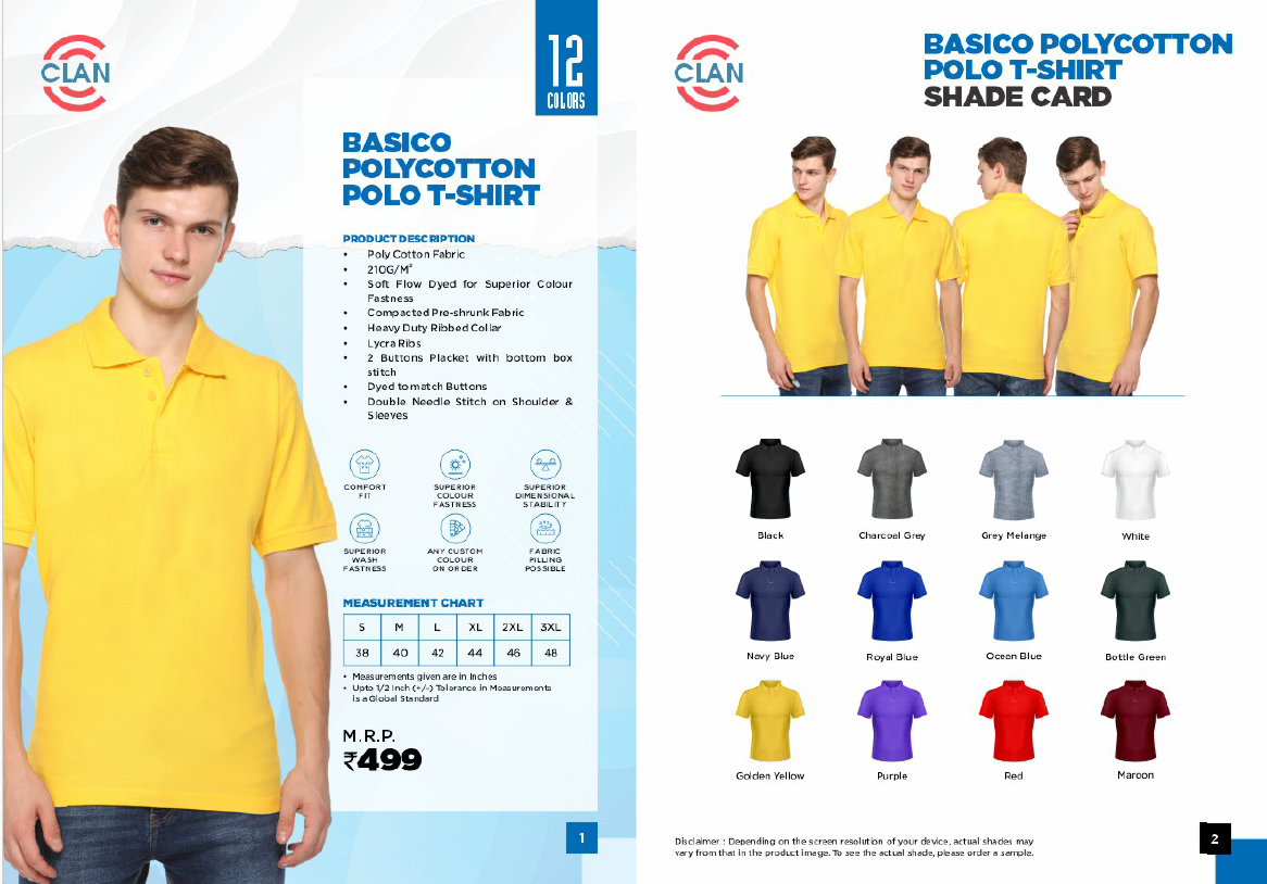 BASICO POLYCOTTON POLO T-SHIRT