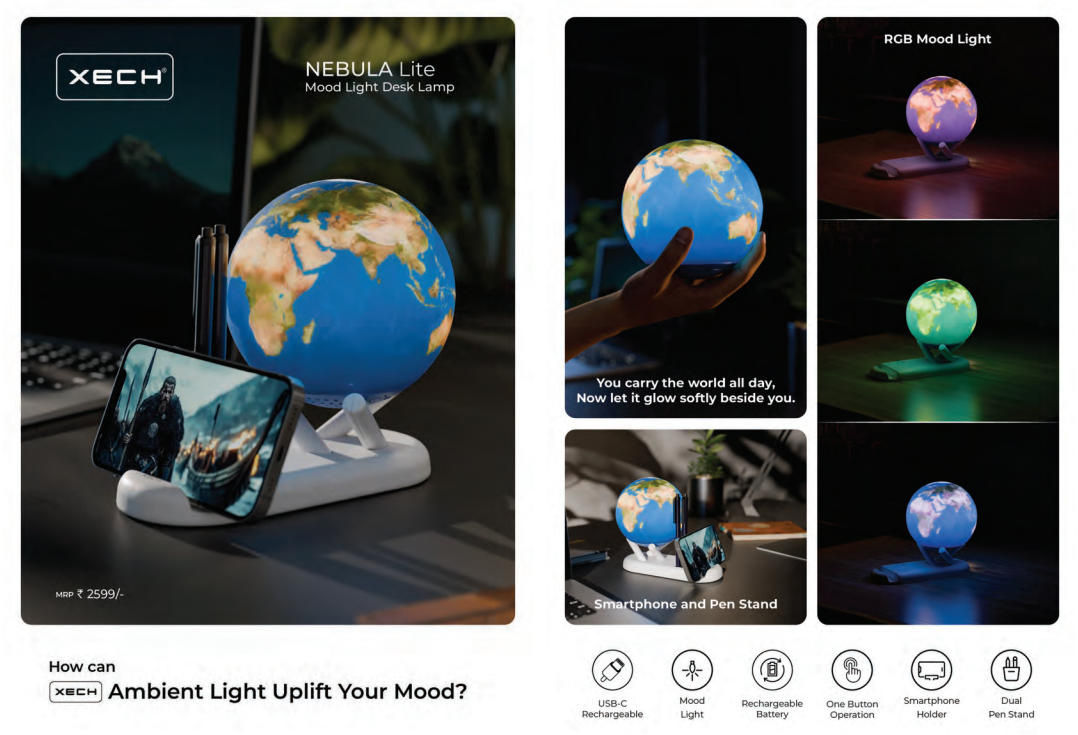 XECH Nebula Lite Desk Lamp