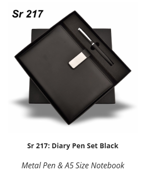 SR 217 to SR 219: Metal Pen & A5 Size Notebook