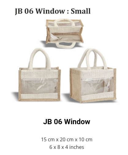 Jute Bags with Window