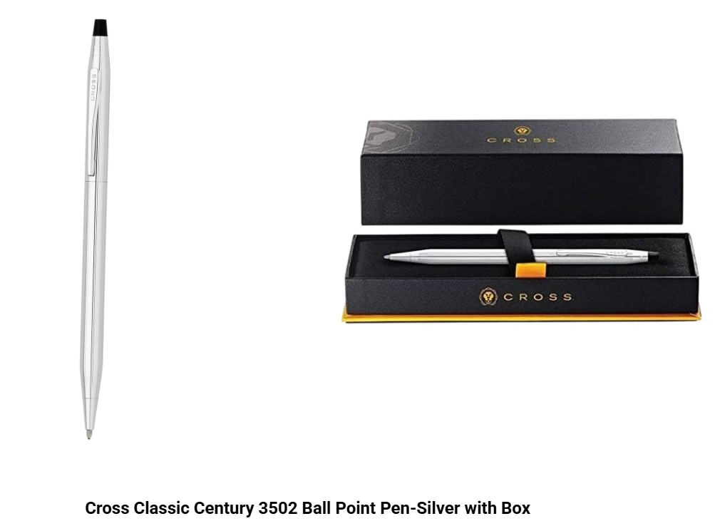 Cross Classic Century 3502 Ball Point Pen (Silver)