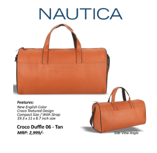 Nautica Colorful Duffle Bag