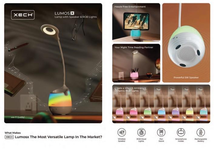 XECH LumosX – BLUETOOTH SPEAKER & LAMP