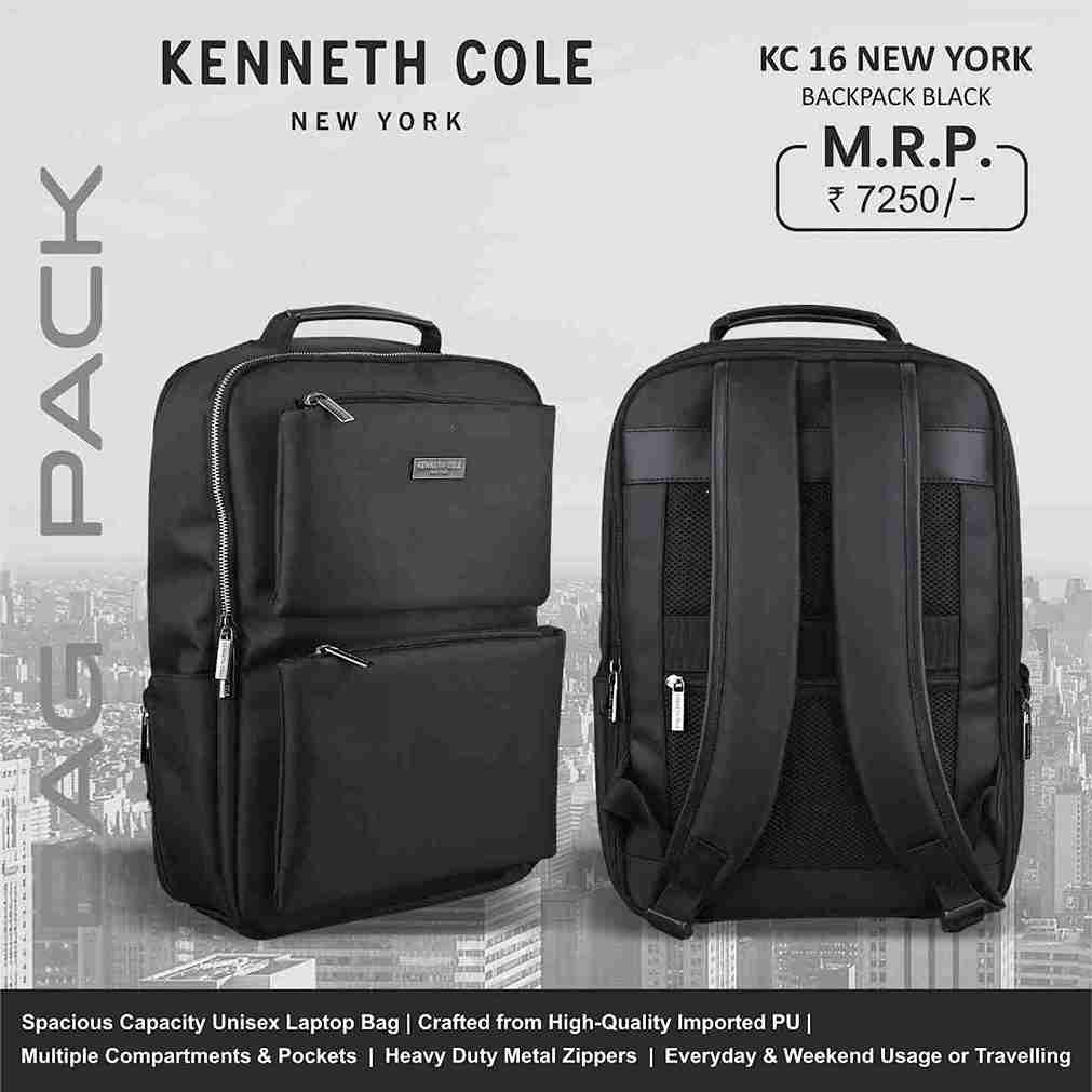KENNETH COLE New York Backpack- Black