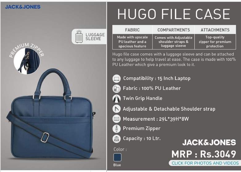 JACK & JONES Hugo File Case BAG