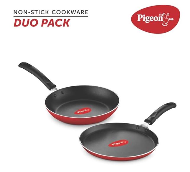 Aluminium Nonstick Duo Pack Flat Tawa