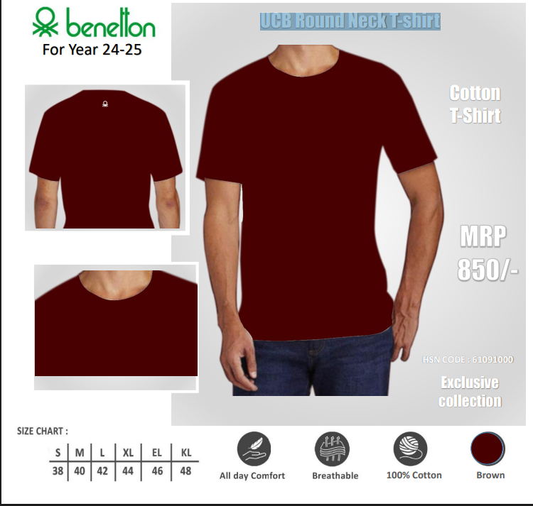 UCB Round Neck T shirt