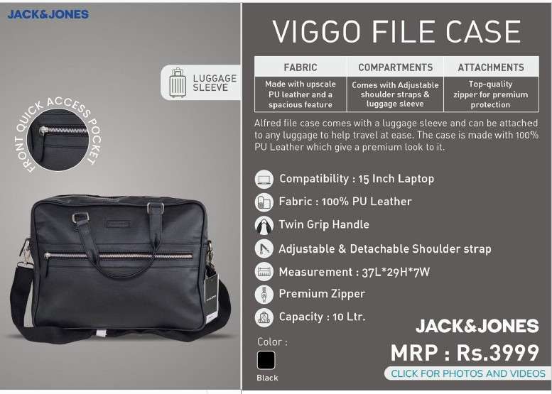 JACK & JONES Viggo File Case BAG