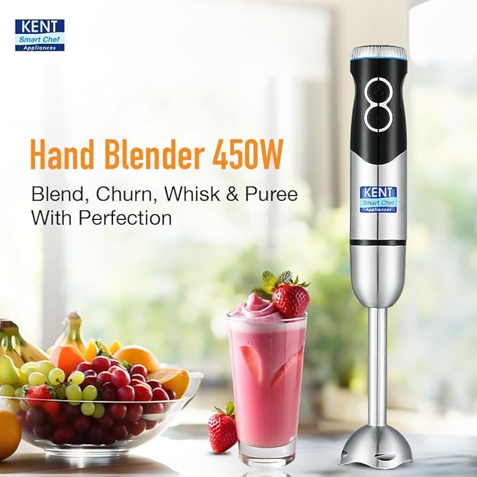 Stainless Steel 304 Full Body 450W Powerful Hand Blender
