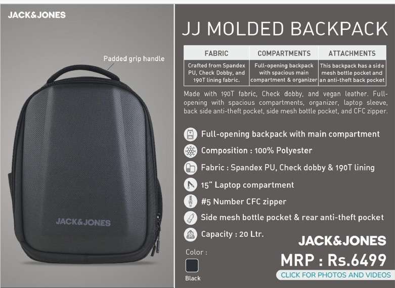 JACK & JONES Molded Backpack