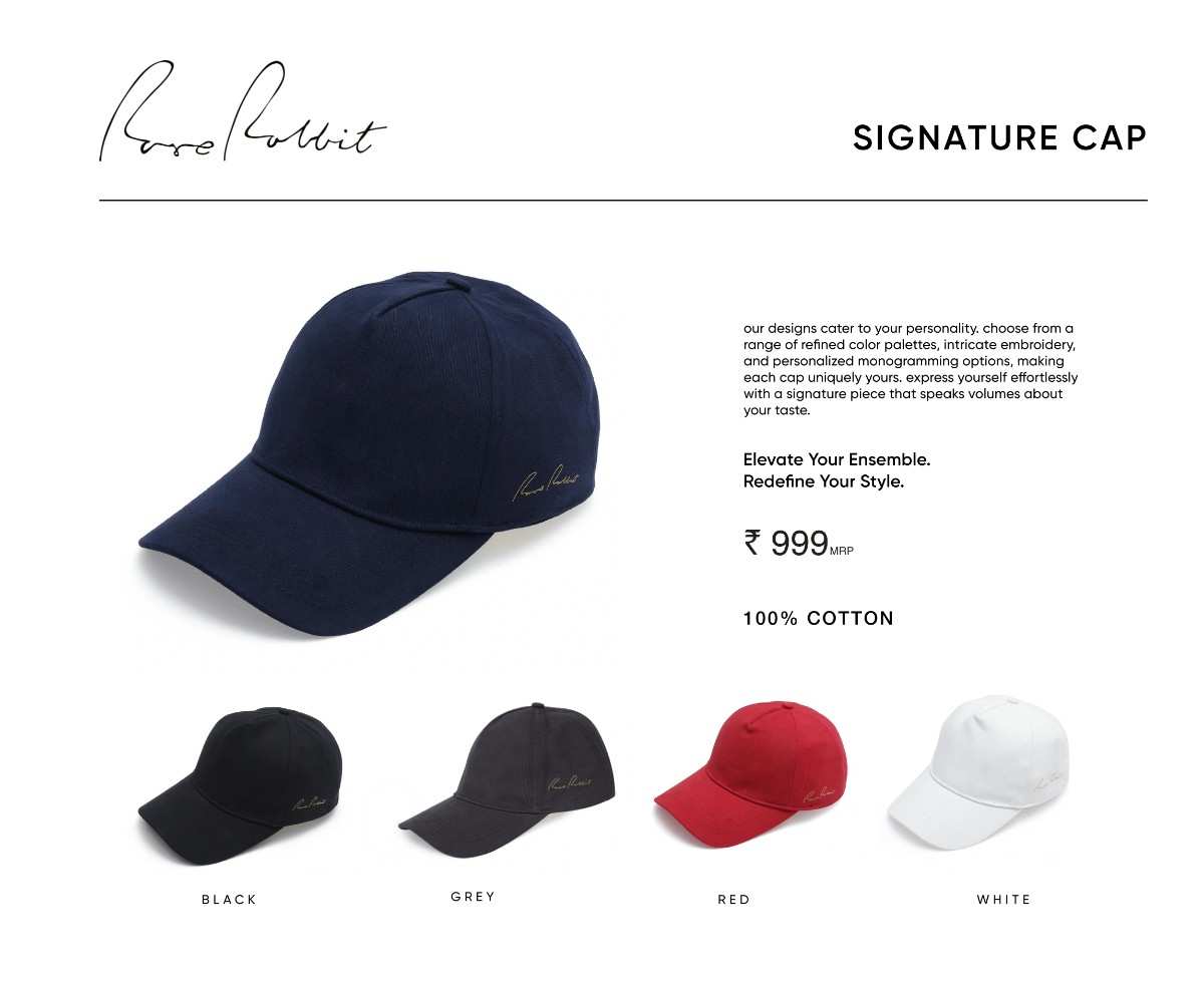 RARE RABBIT Signature Cap