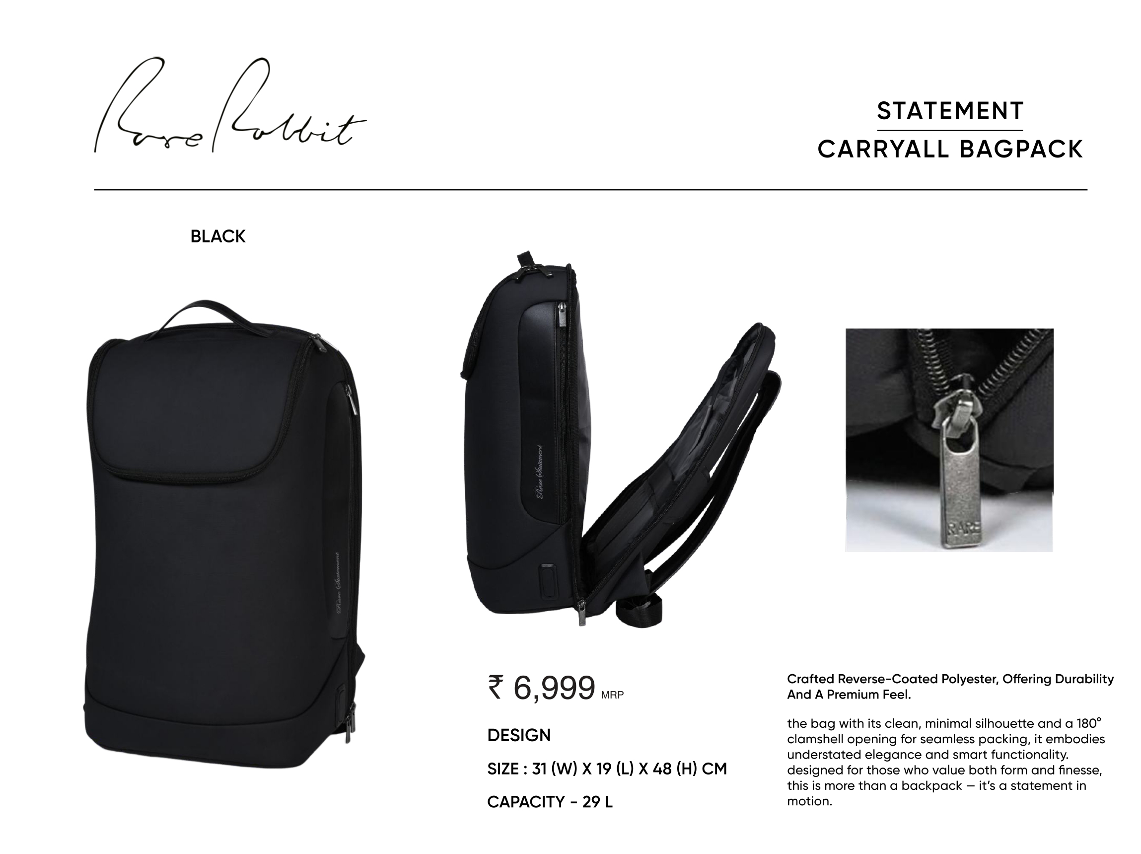 STATEMENT CARRYALL BAGPACK