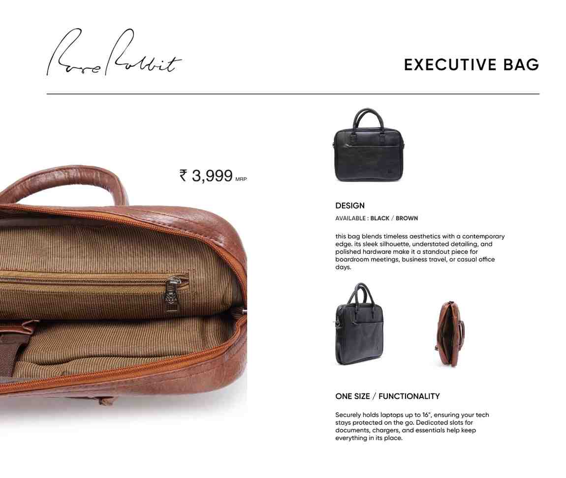 RARE RABBIT EXECUTIVE BAG