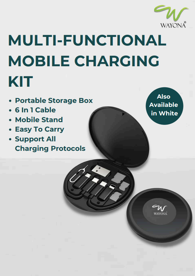 MULTI-FUNCTIONAL MOBILE CHARGING KIT