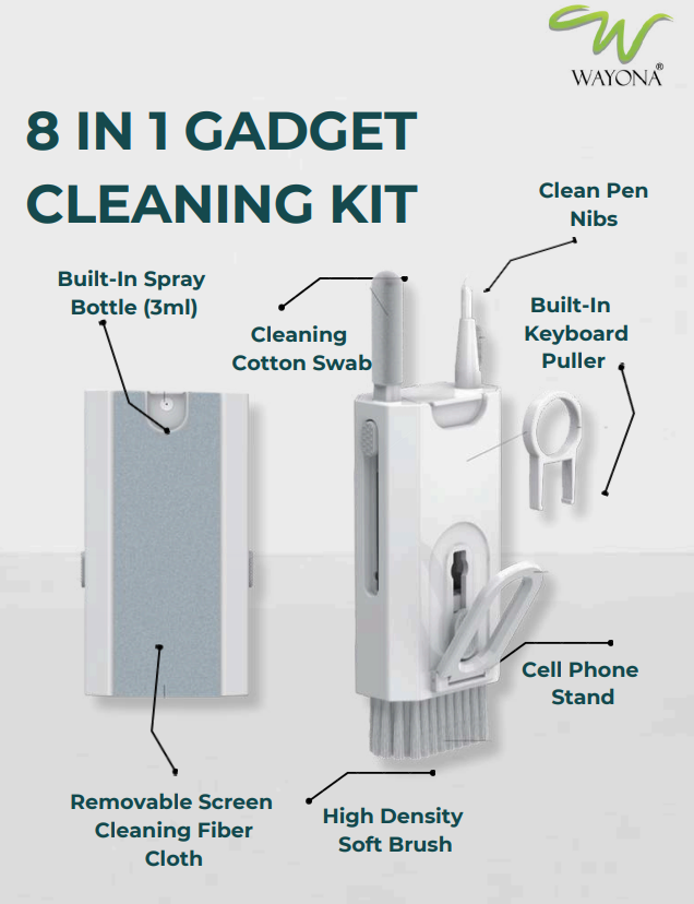 8 IN 1 GADGET CLEANING KIT