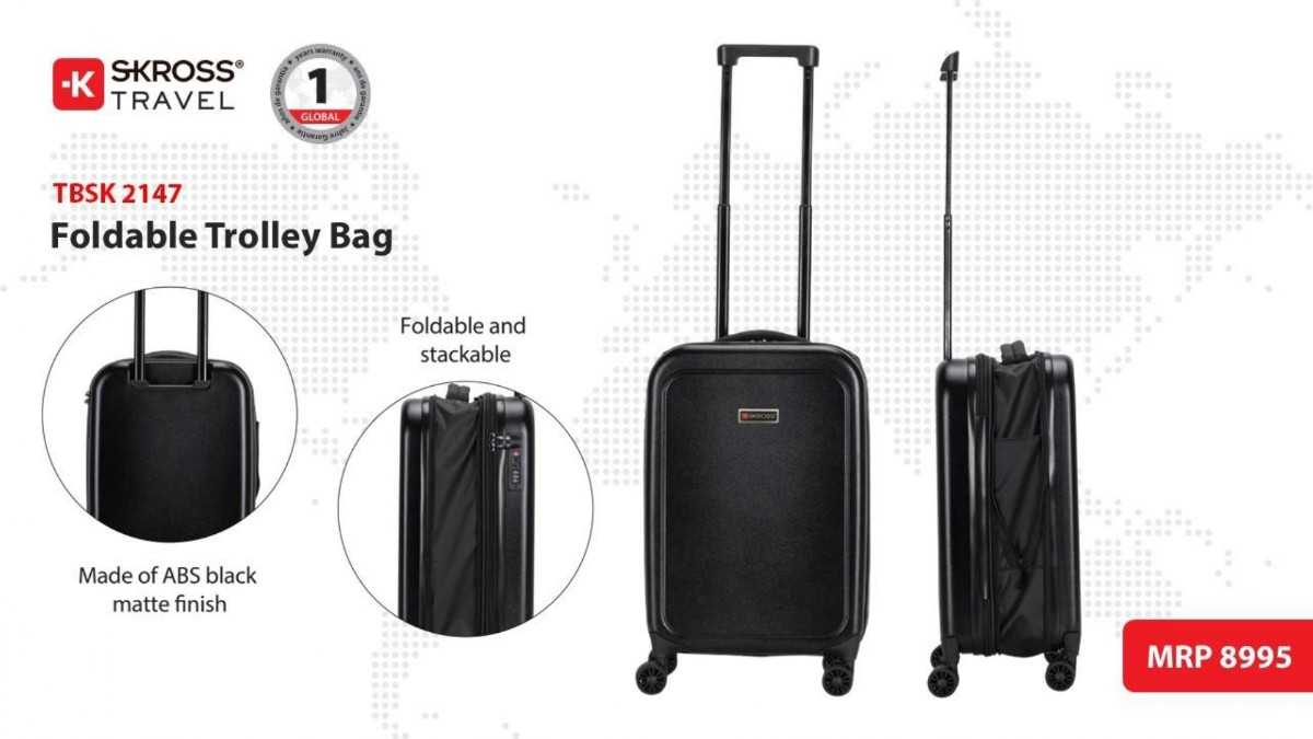 SKROSS Foldable Trolley Bag