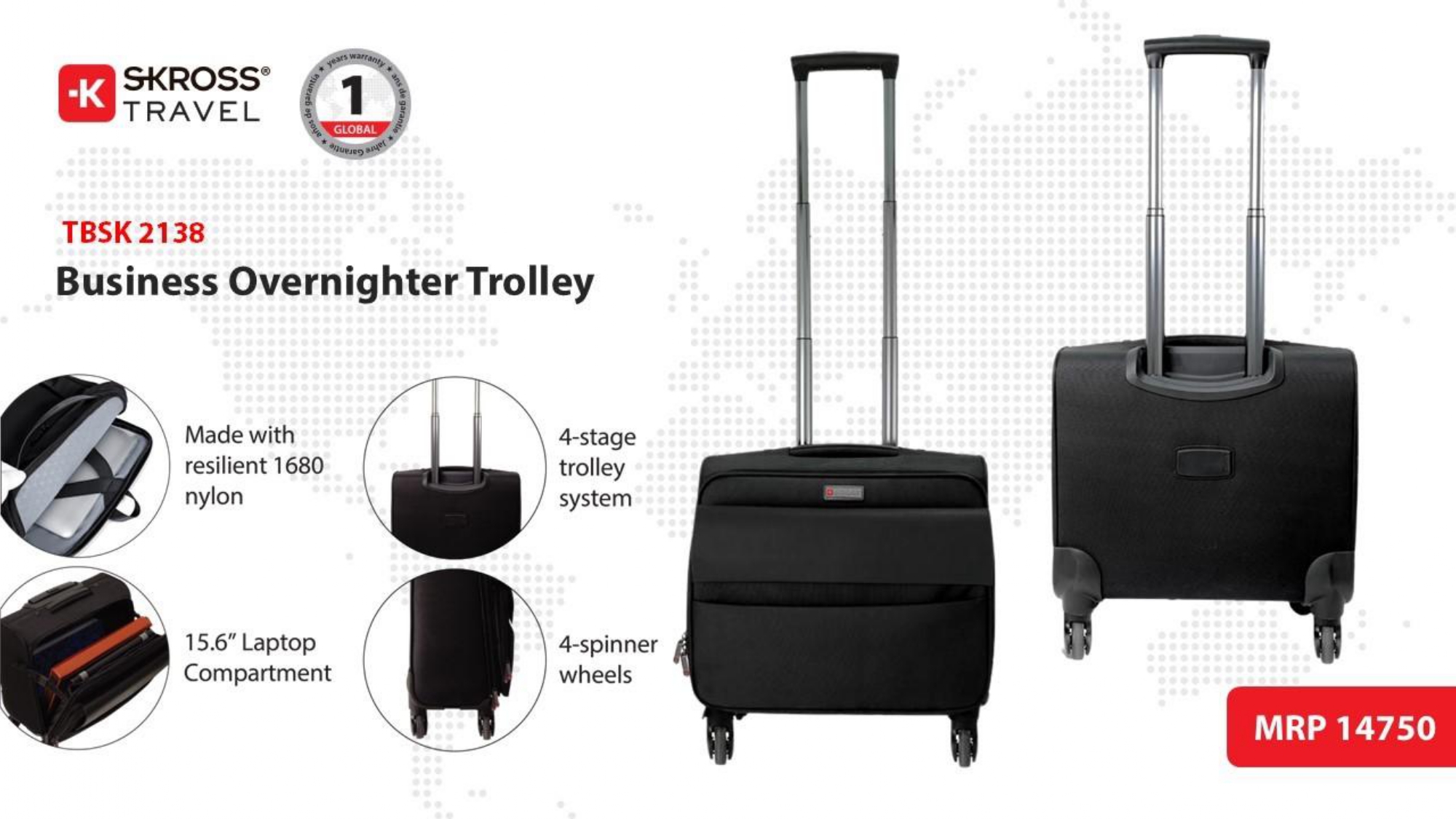 TBSK 2138 Business Overnighter Trolley