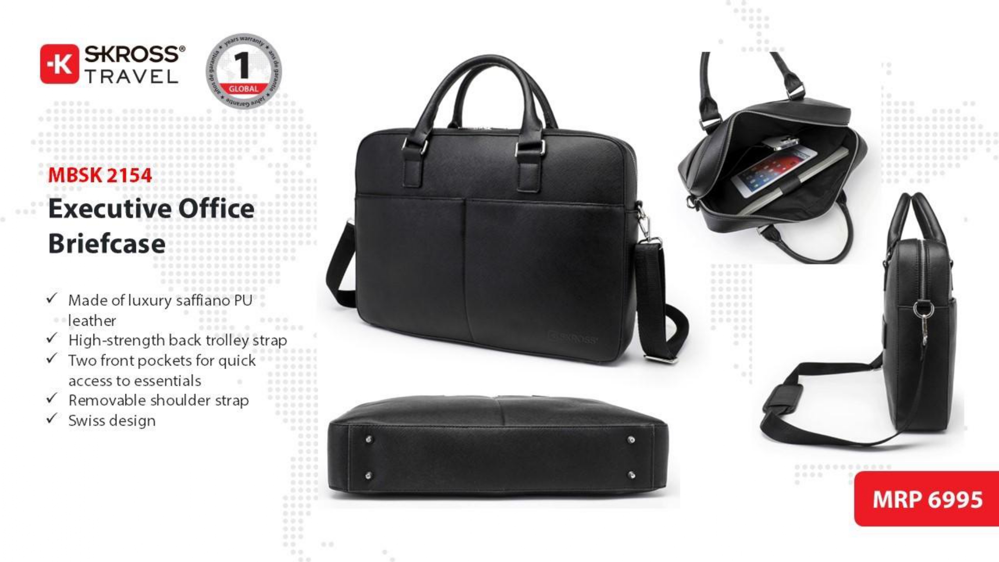 MBSK  2154 Executive Office Briefcase