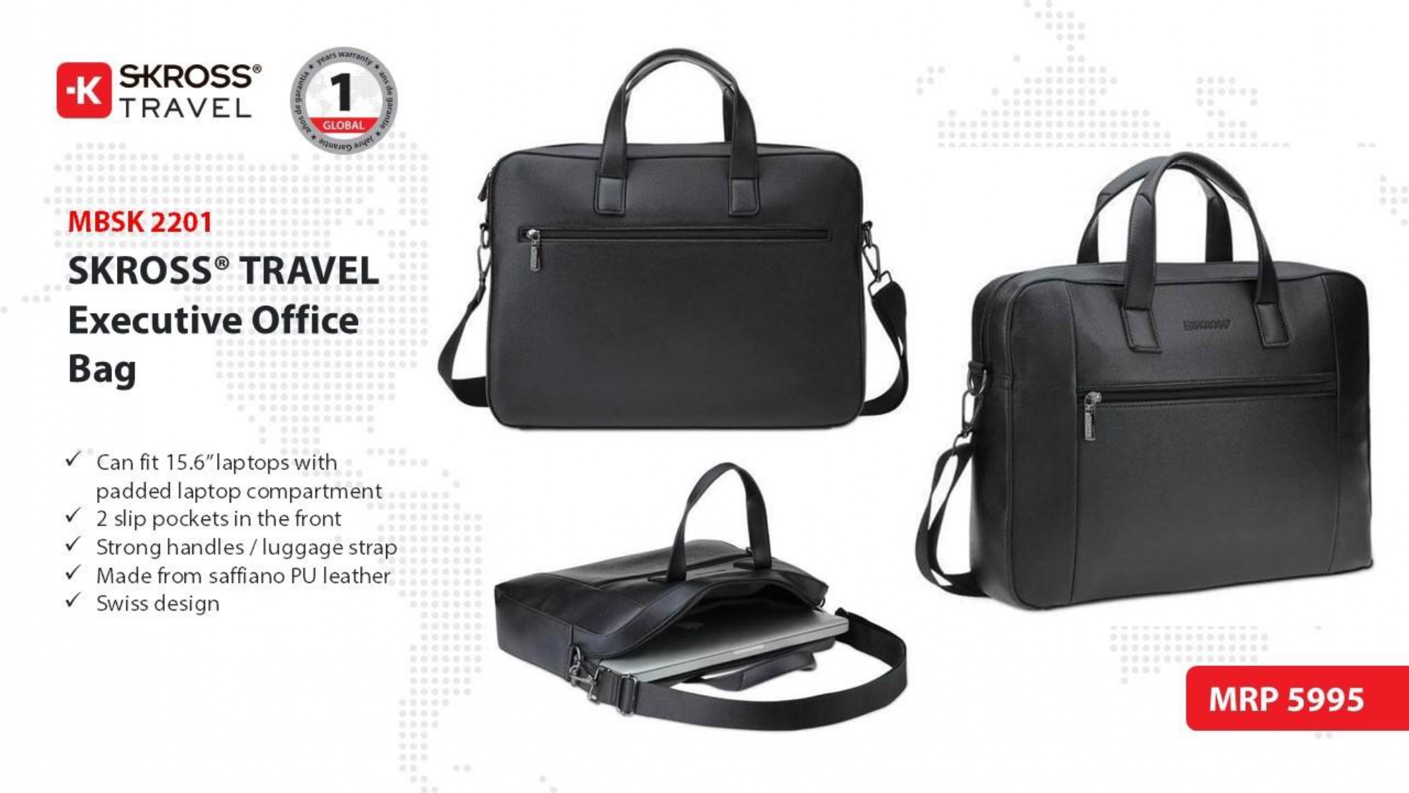 MBSK  2201 Skross Travel Executive office bag
