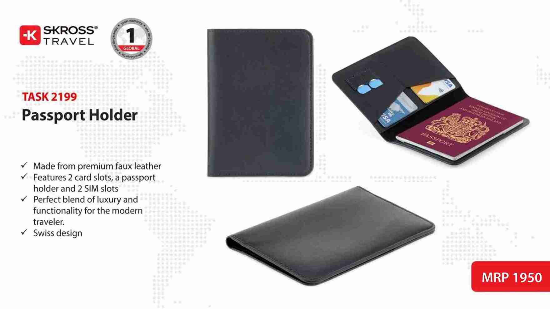 SKROSS TASK 2199 Passport Holder