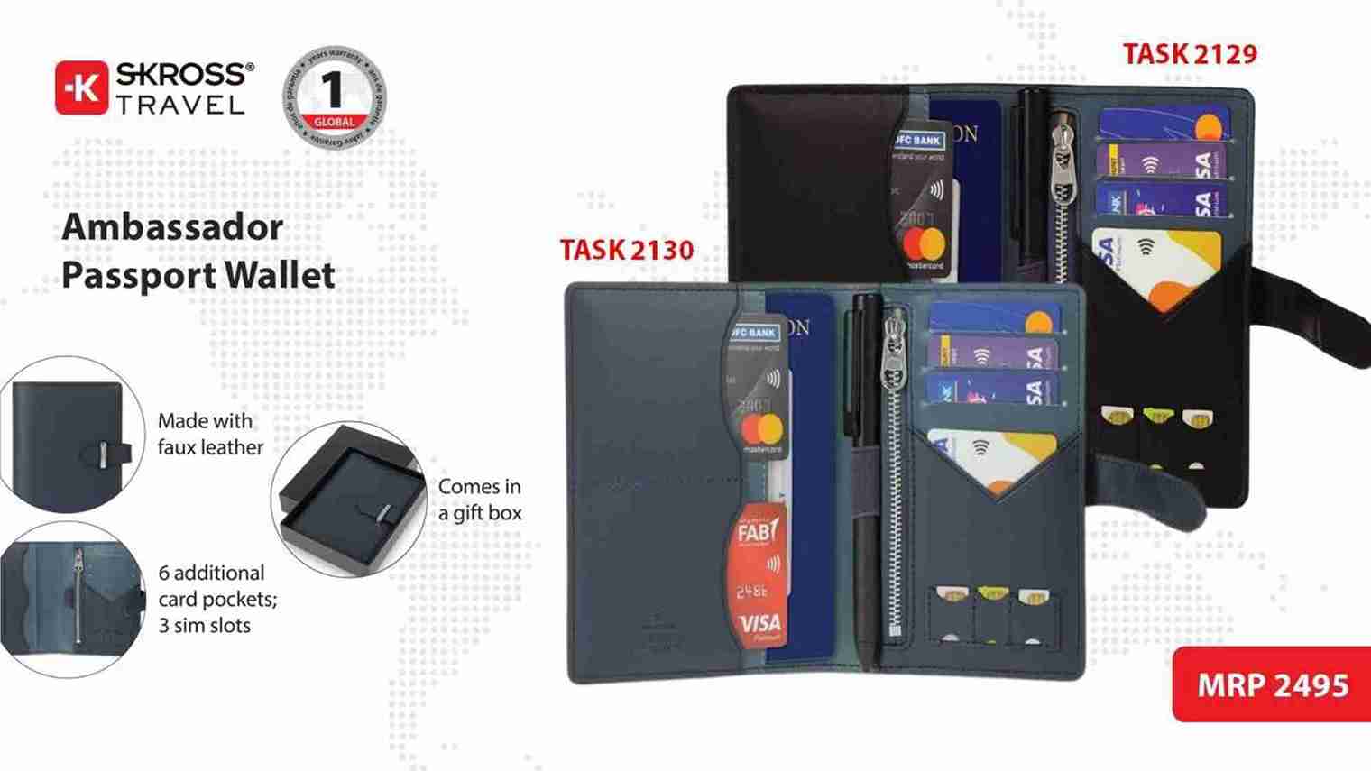 SKROSS Ambassador Passport Wallet