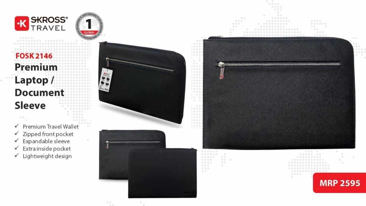 SKROSS FOSK 2146 Premium Laptop/ Document sleeve