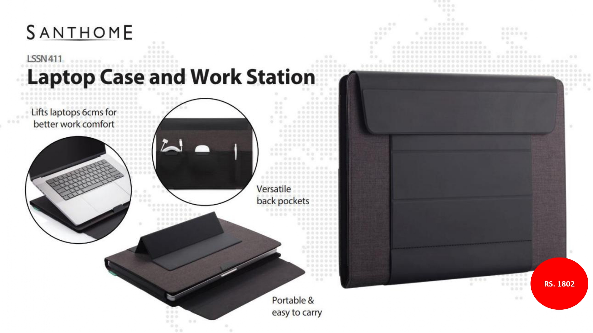 LSSN 411 Laptop Case and Work Station