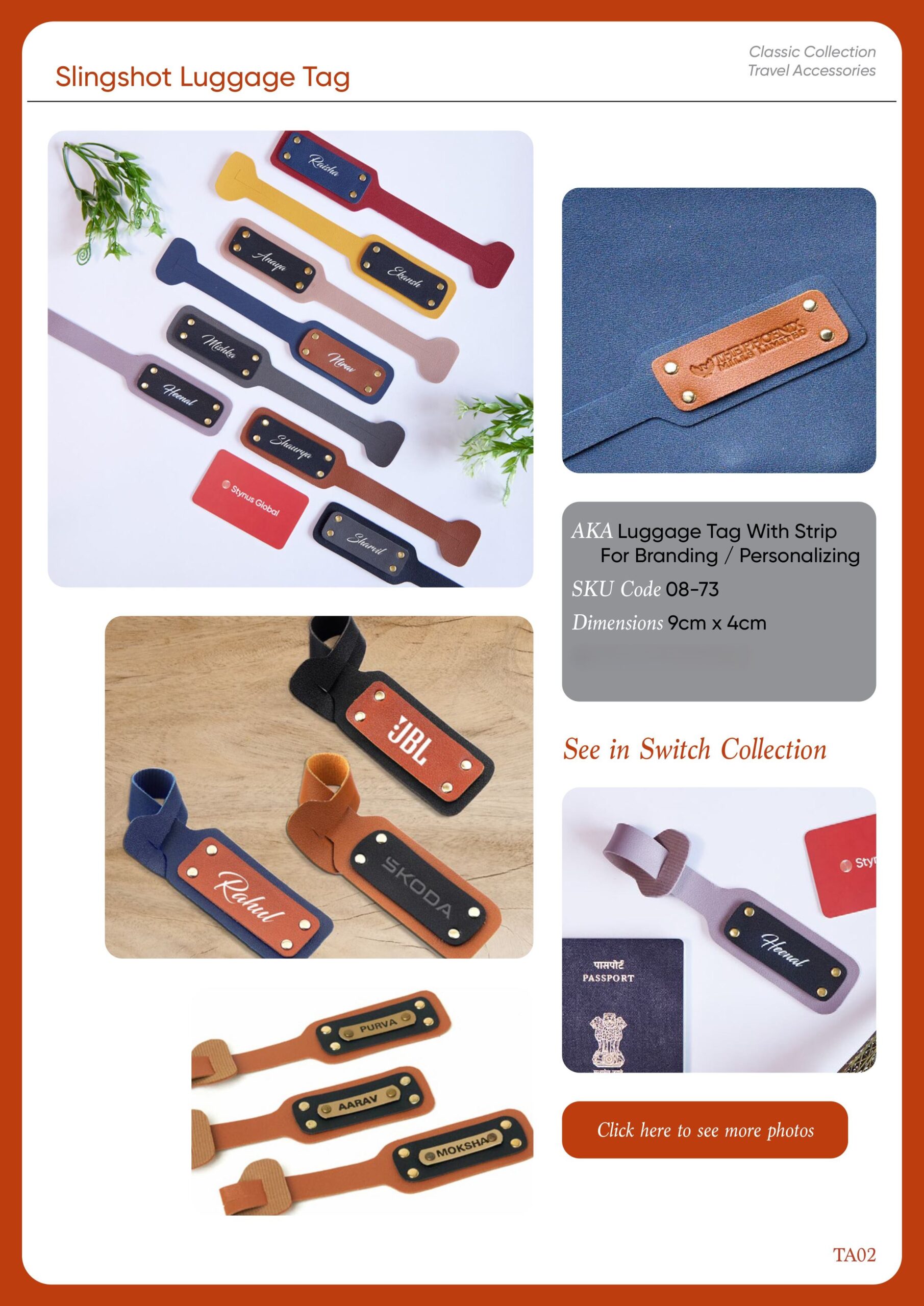 Slingshot Luggage Tag