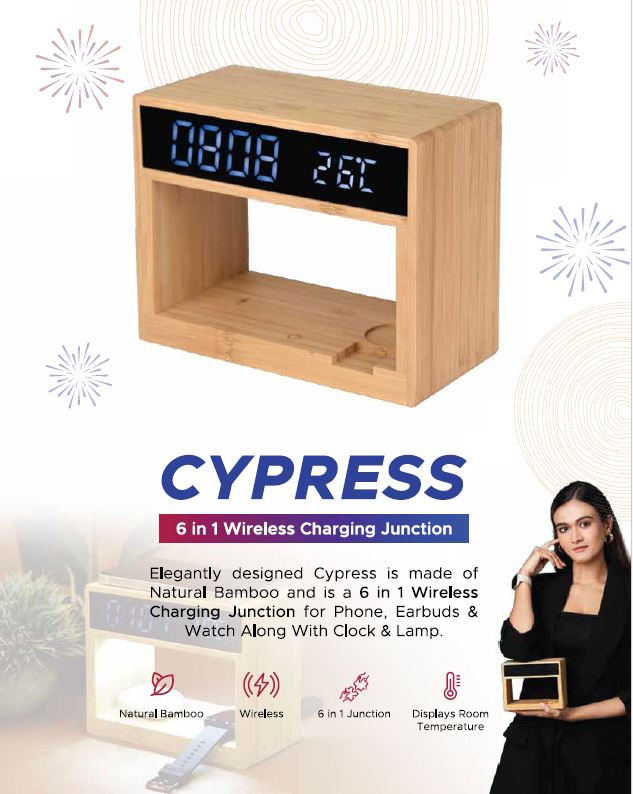 CYPRESS (6 in 1 Wireless Charging Junction)