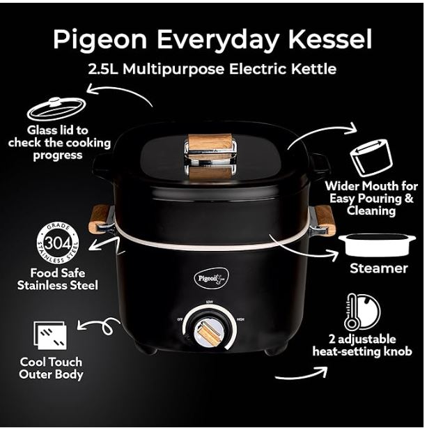 2.5 LITRE MULTI COOKER WITH STEAMER