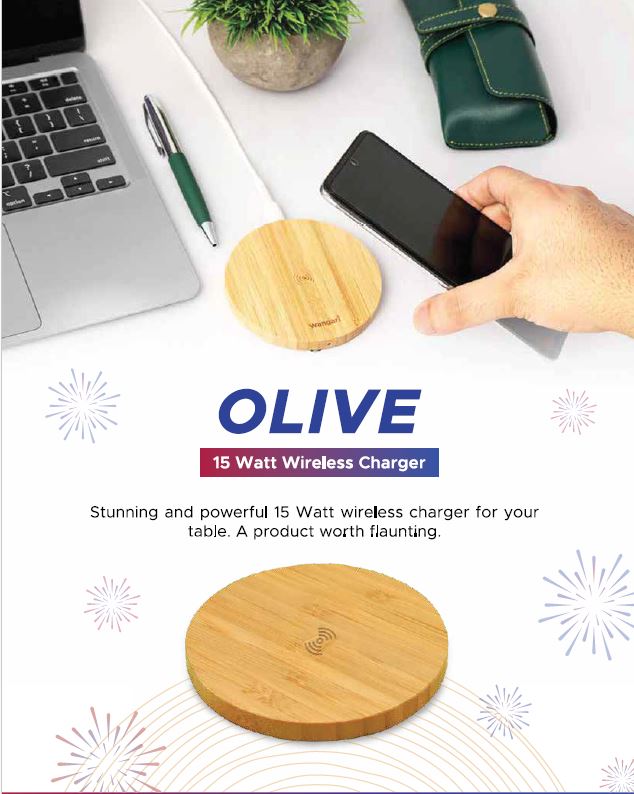 OLIVE (15 Watt Wireless Charger)