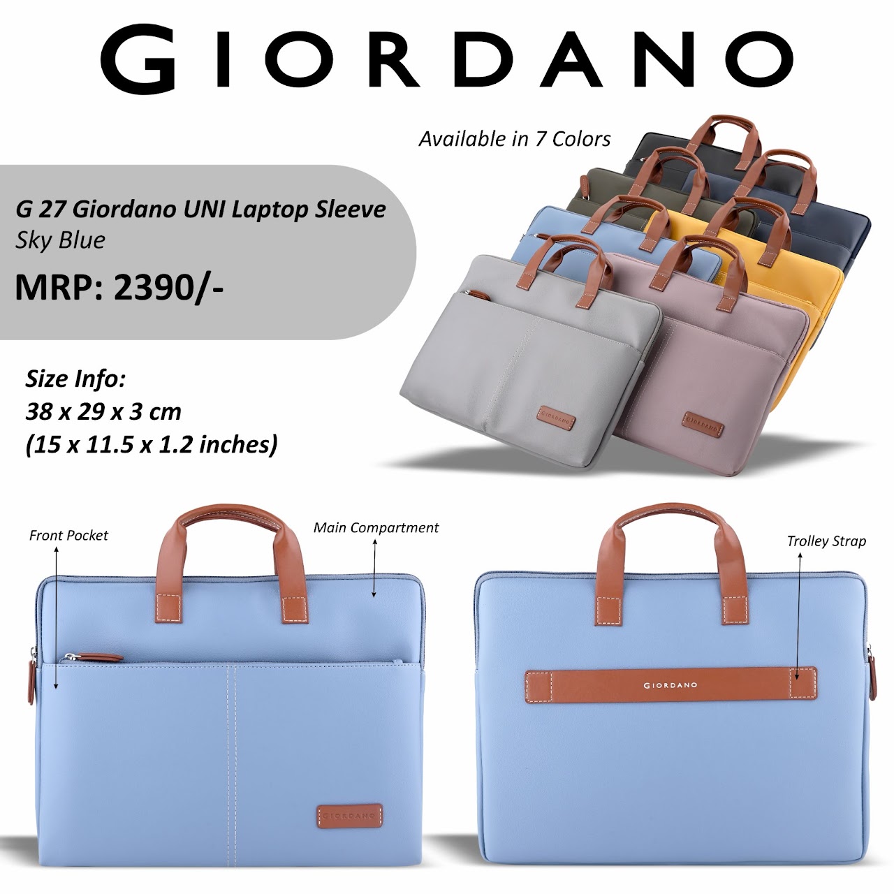 Giordano UNI Laptop Sleeve