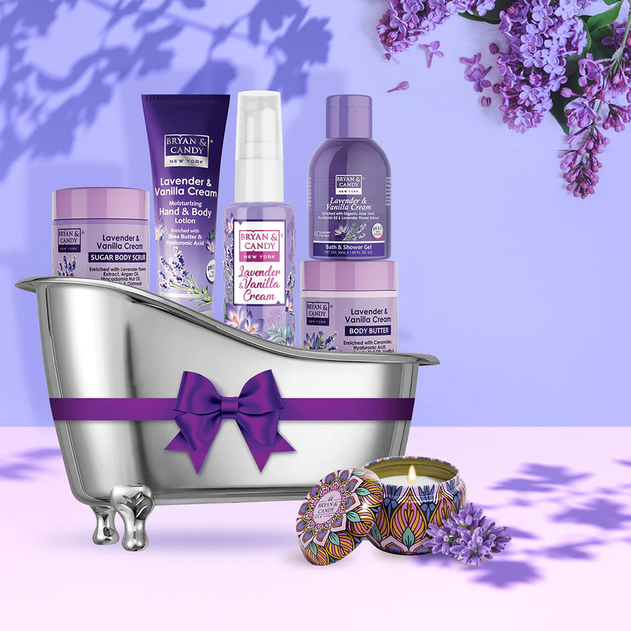 Bath Tub Essentials: Lavender & Vanilla Cream