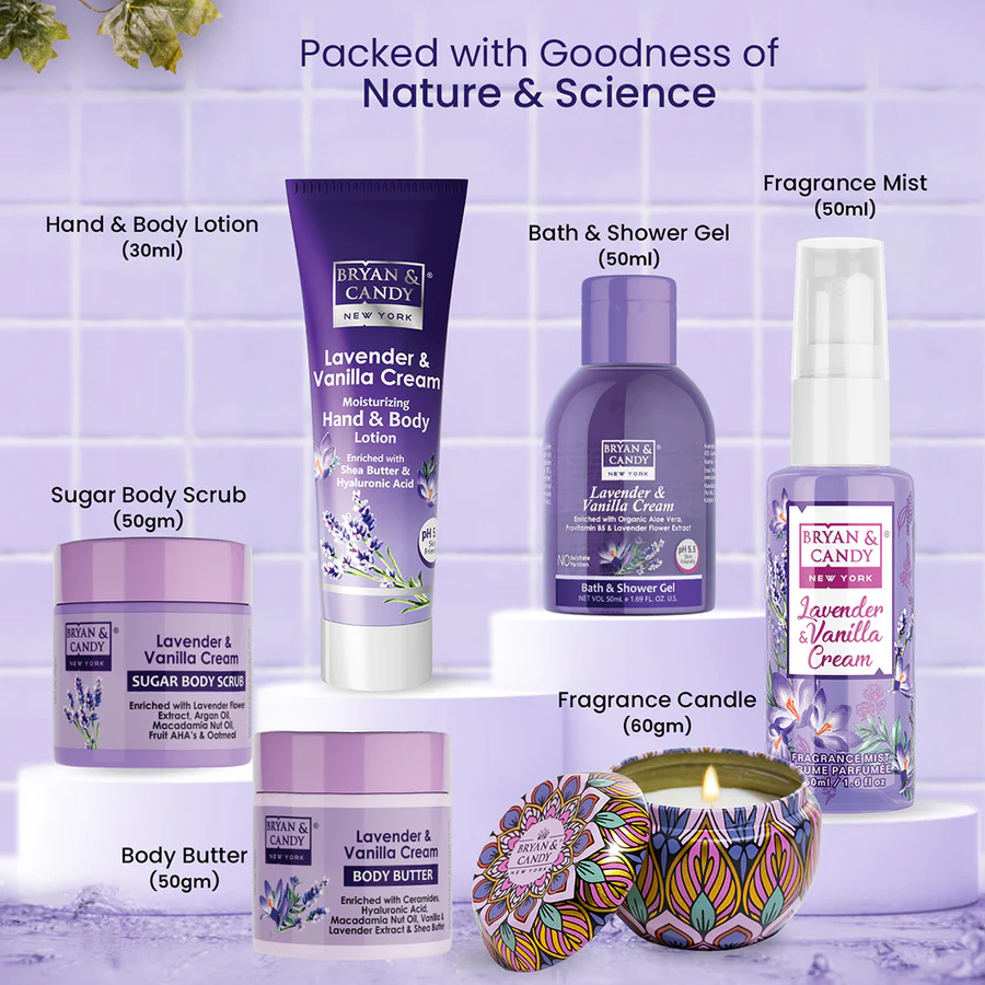 Bath Tub Essentials: Lavender & Vanilla Cream