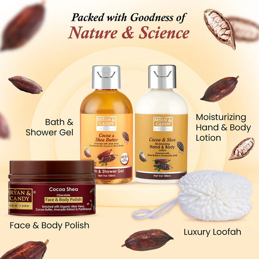 Body Care Heart Collection: Cocoa shea & Butter