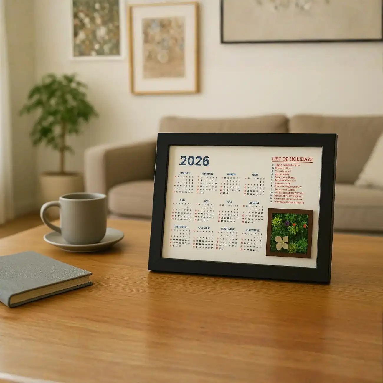 FOREST EDGE CALENDAR A5