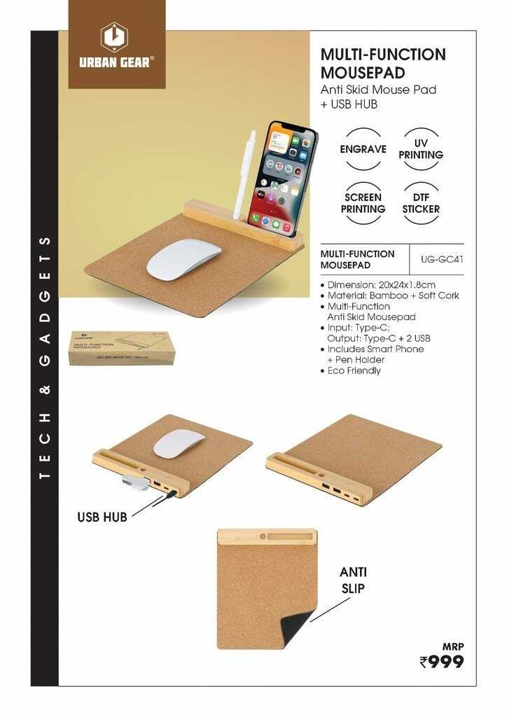 Multi functional mouse pad