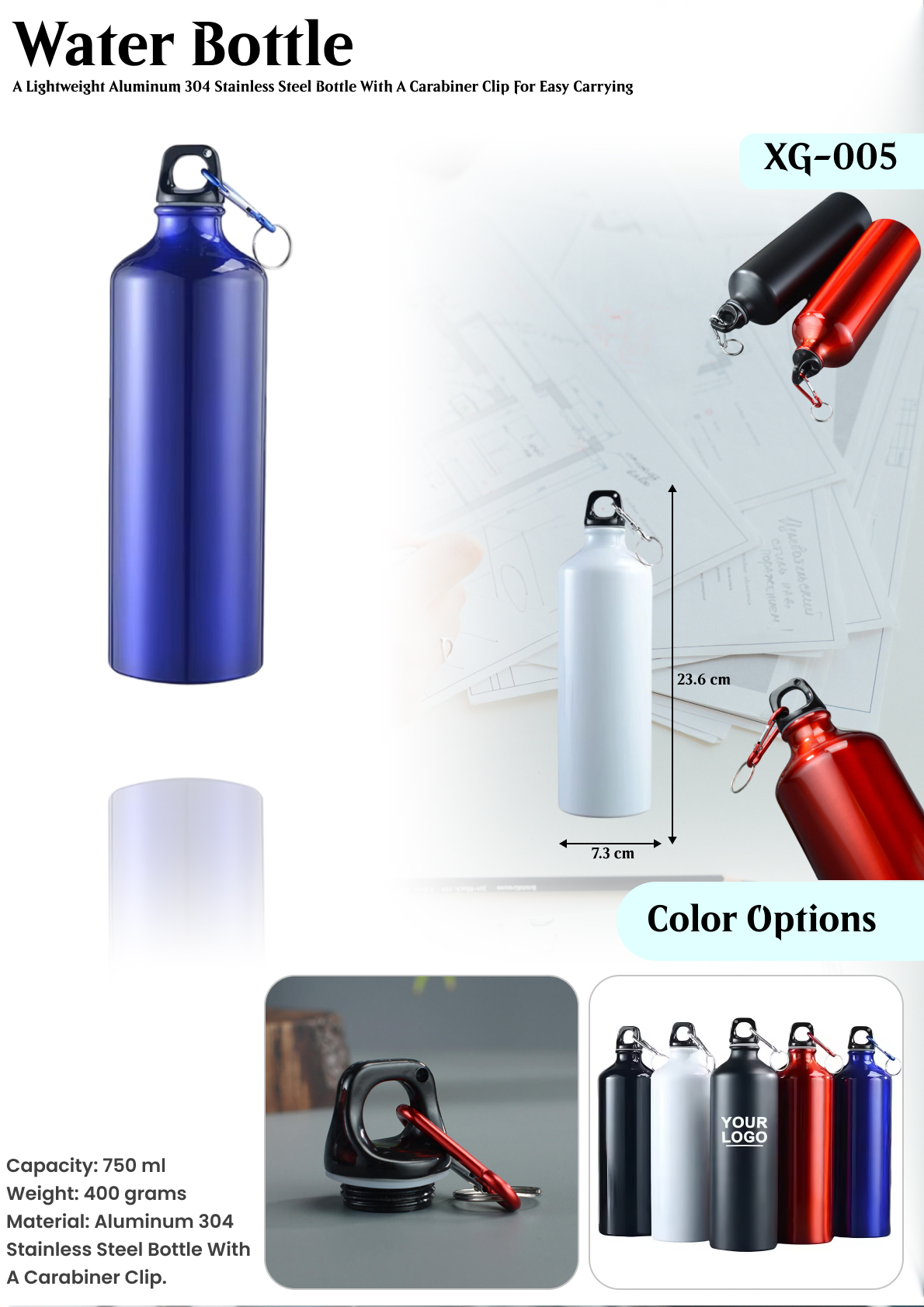 WATER BOTTLE : XG- 005