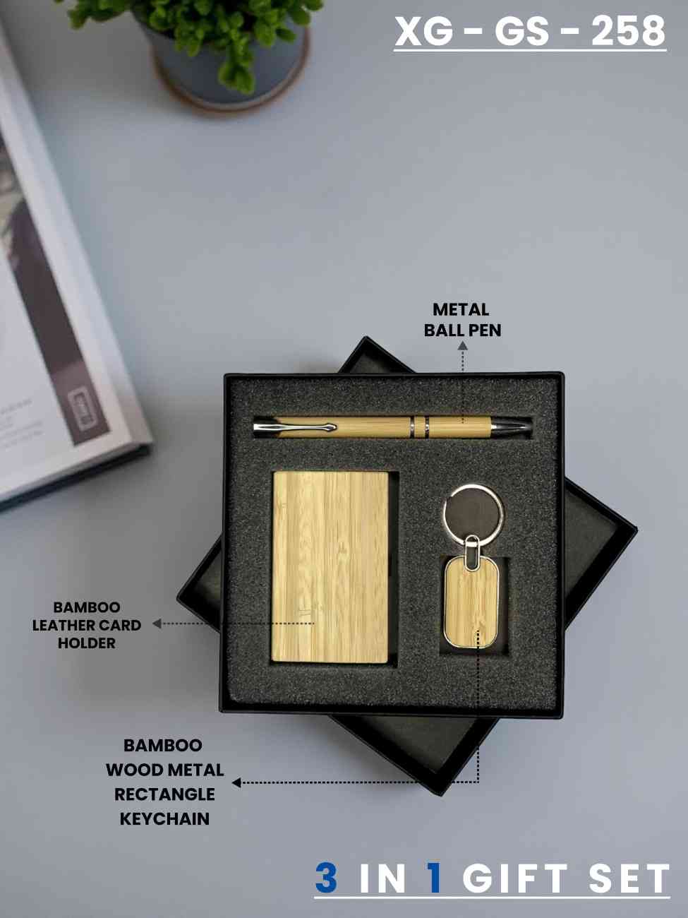 3 in 1 Gift Set ( VC, KEYCHAIN & PEN) : XG – GS – 258