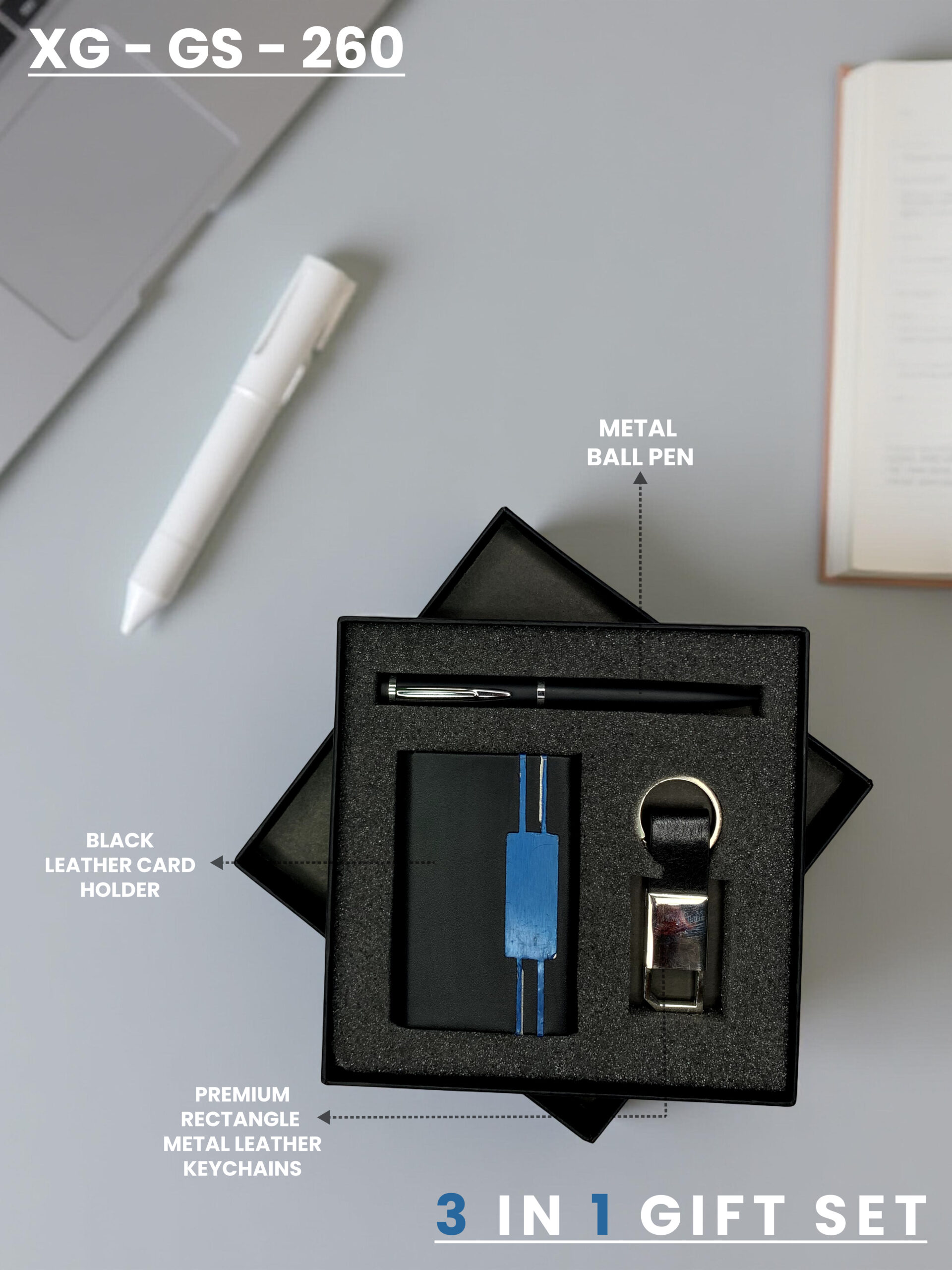 3 in 1 Gift Set ( VC, KEYCHAIN & PEN) : XG – GS – 260