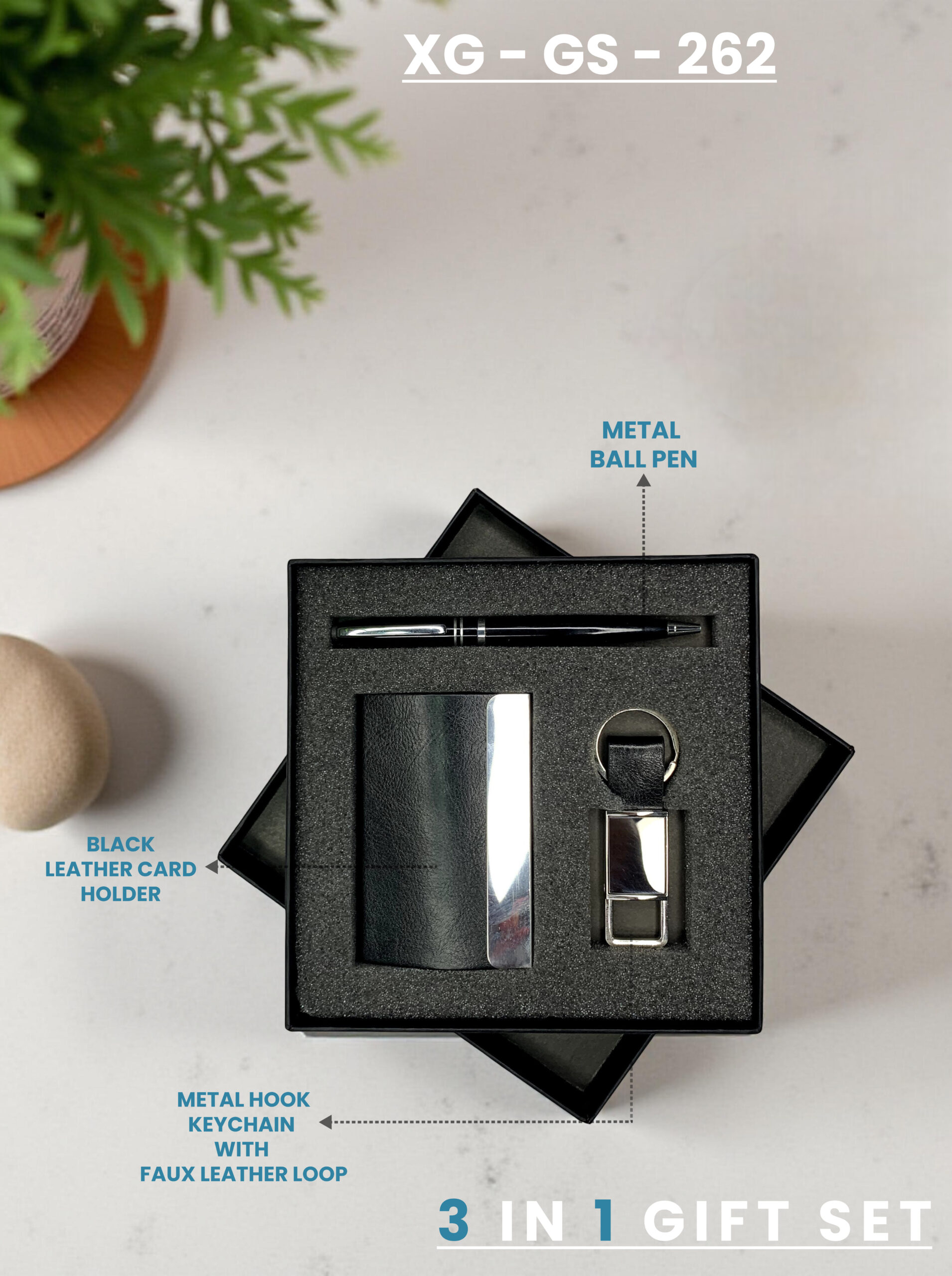 3 in 1 Gift Set ( VC, KEYCHAIN & PEN) : XG – GS – 262