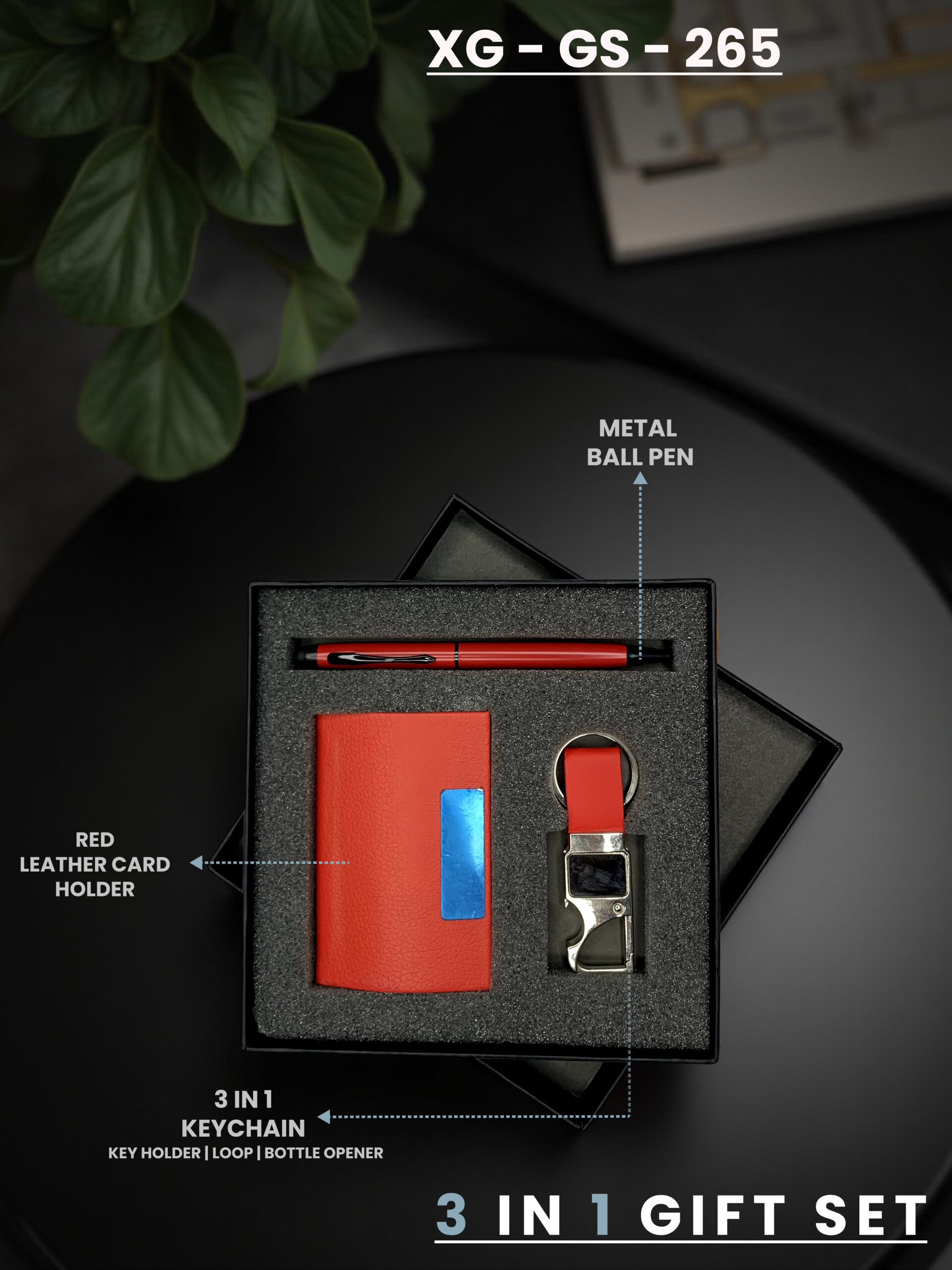 3 in 1 Gift Set ( VC, KEYCHAIN & PEN) : XG – GS – 265