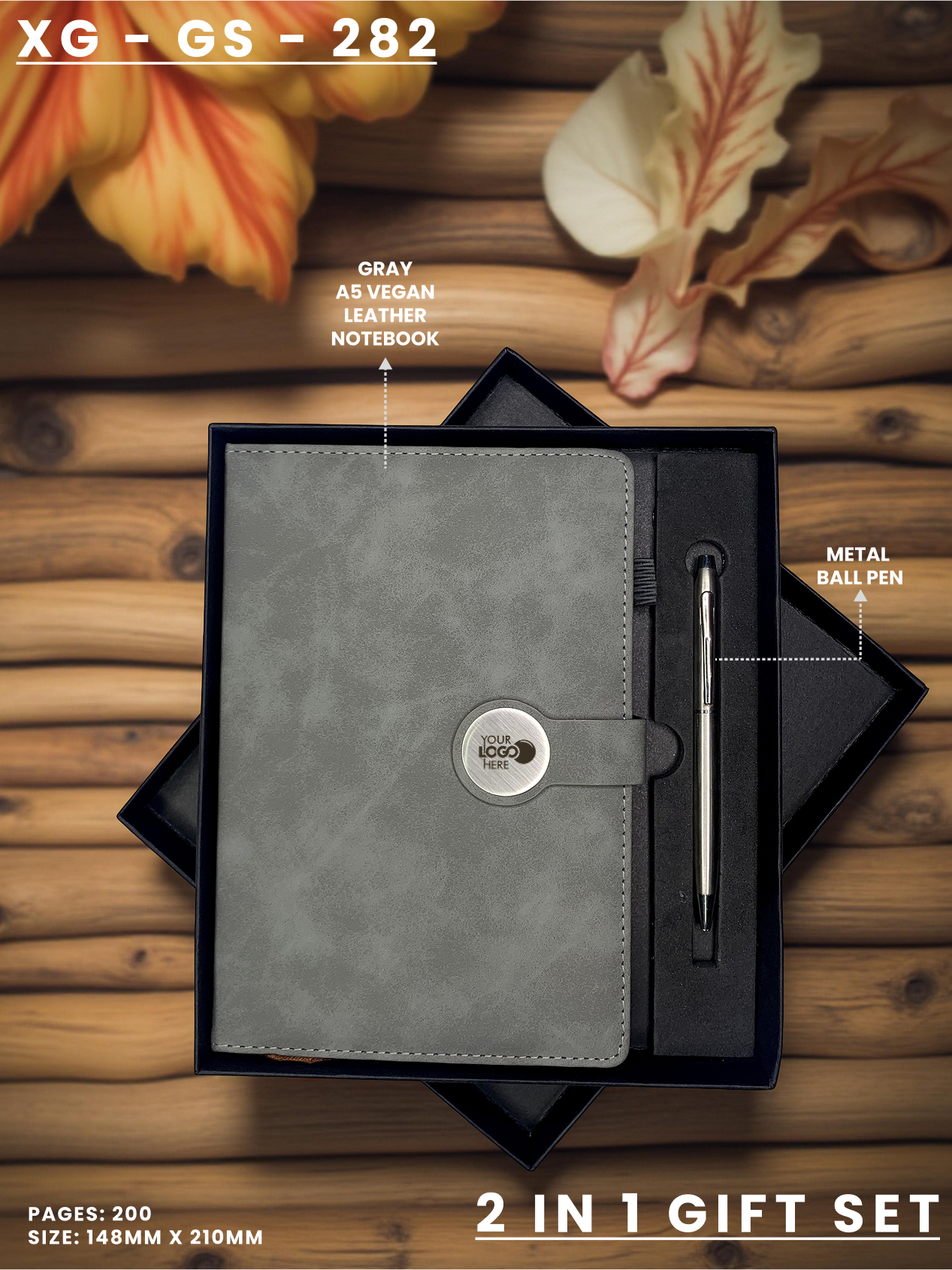 2 in 1 Gift Set (Diary & Pen) : XG – GS – 282