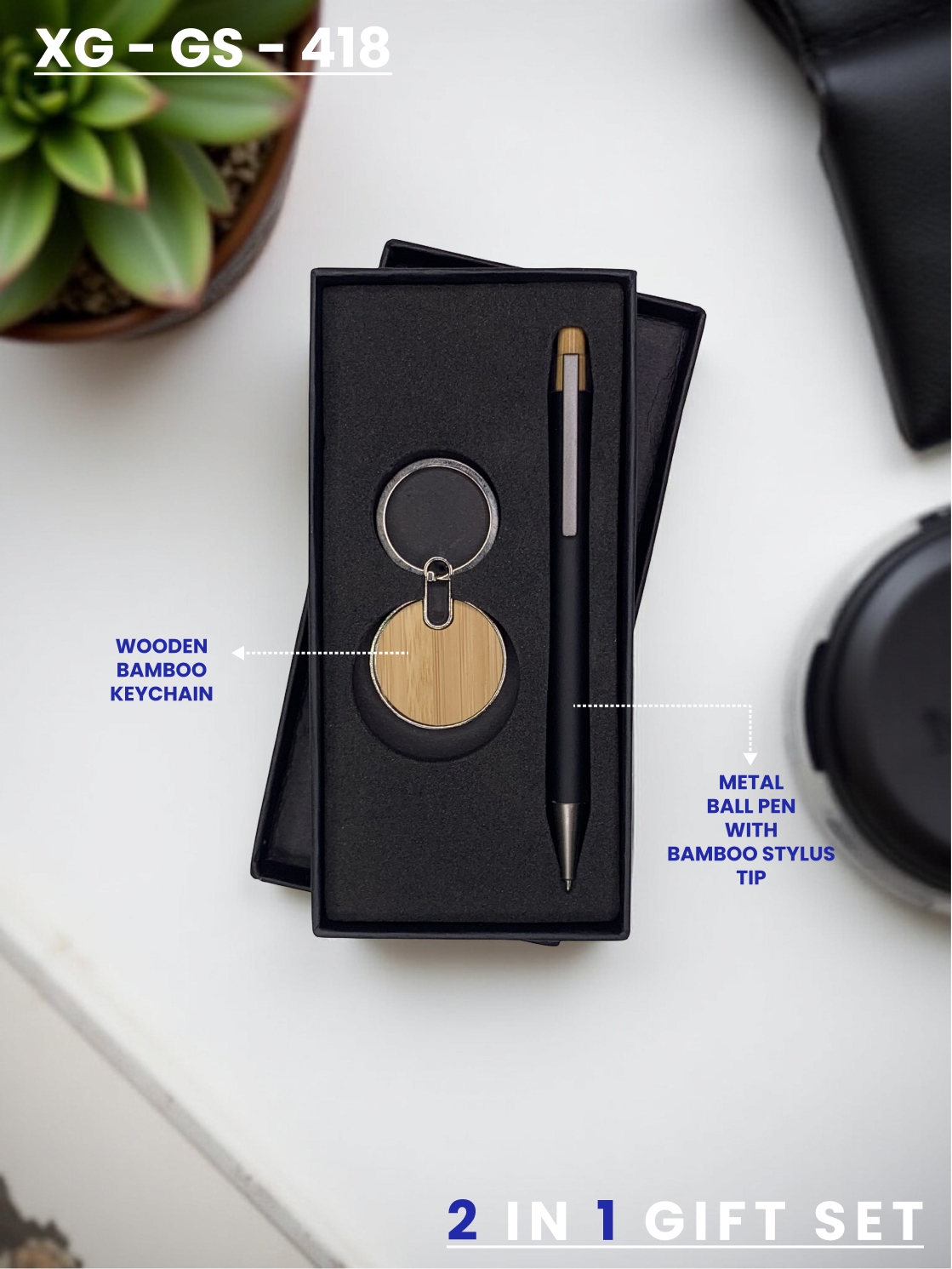 2 in 1 Gift Set (KEYCHAIN & PEN) : XG – GS – 418