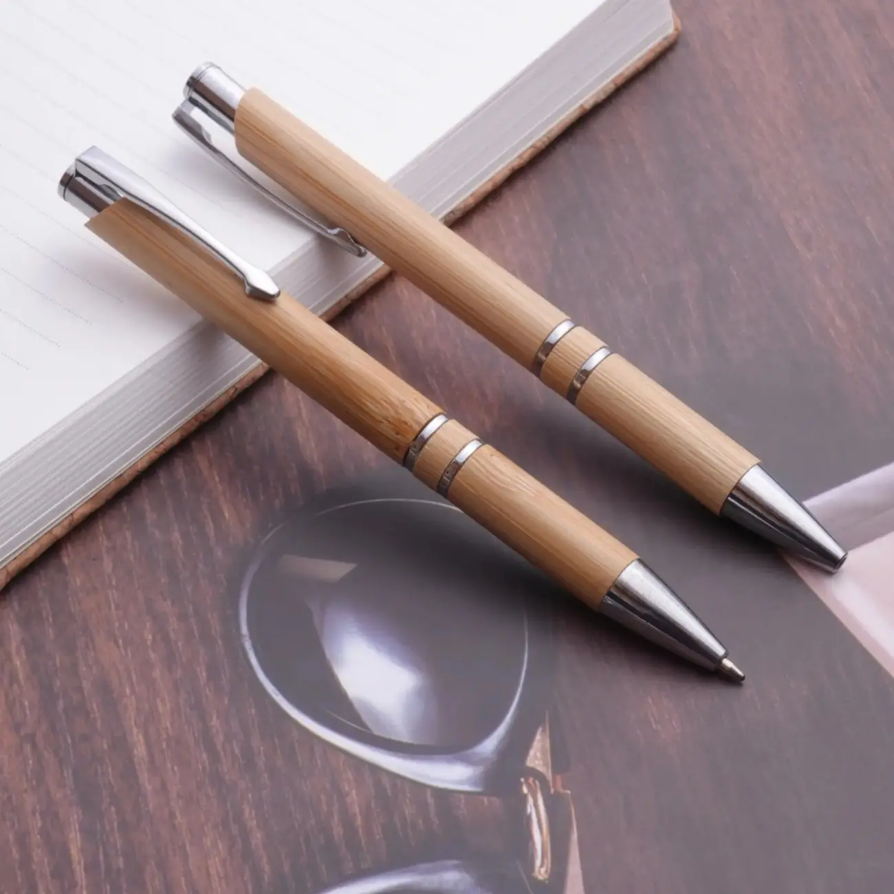 BAMBOO CLICK PEN (CHROME)